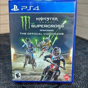 Monster Energy Supercross FIM World Championship The Official Video Game PS4‎